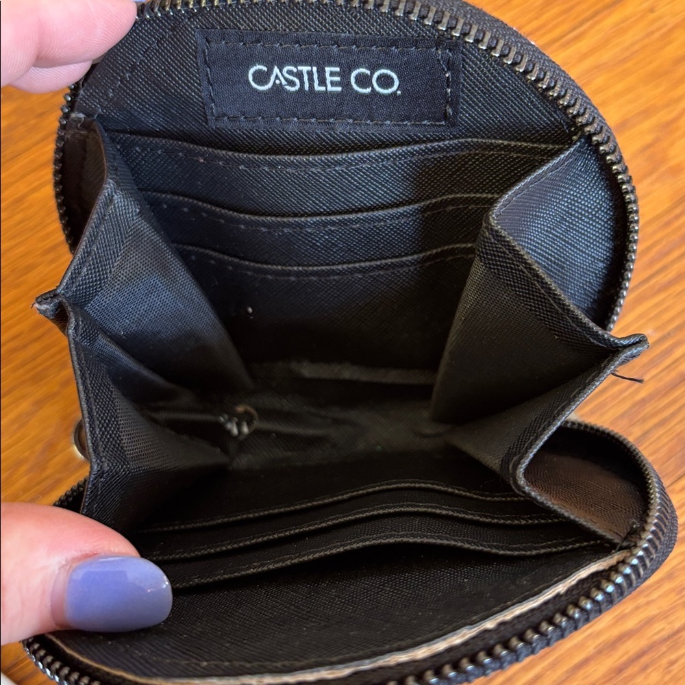 ‼️ SALE ‼️ Castle Co EPCOT Ball Geometric Holographic Coin Purse Wallet - Picture 3 of 8